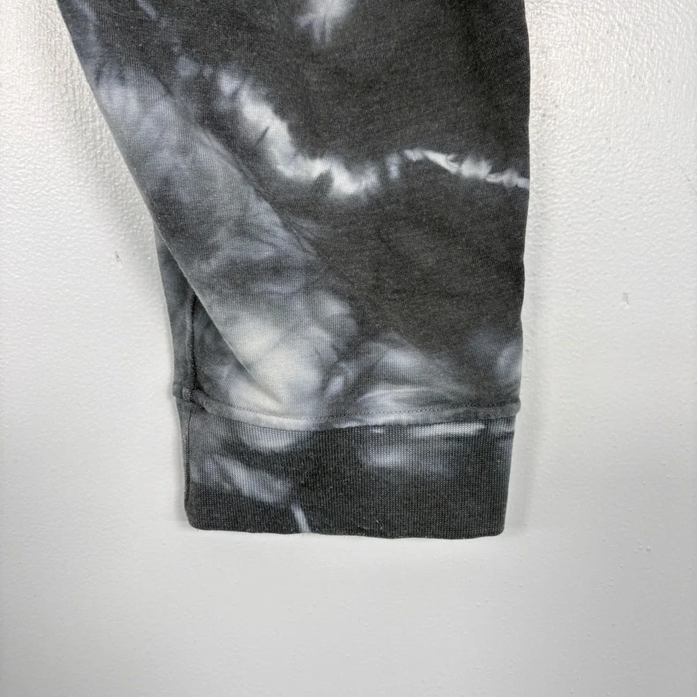 Lululemon Mens City Sweat Jogger Size L Black White Tie Dye French Terry Pants‎